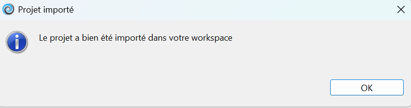 Confirmation d’importation