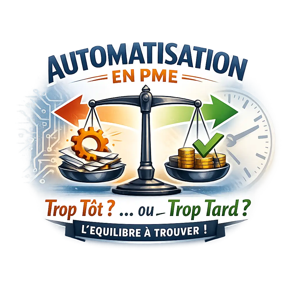 Automatisation en PME : pourquoi ne pas se lancer trop tôt... mais surtout ne pas attendre