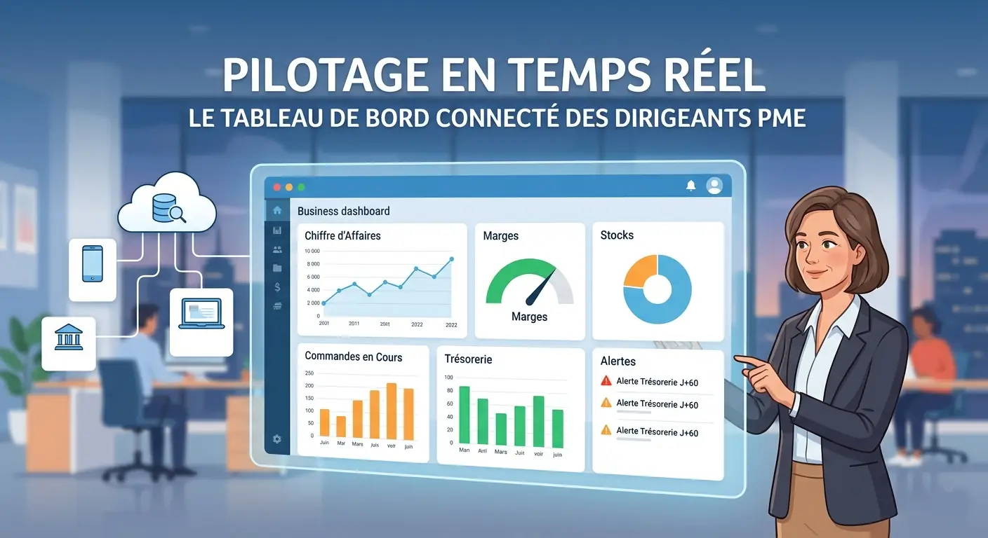 Piloter son entreprise en temps réel, le tableau de bord que les dirigeants PME auraient dû avoir depuis longtemps