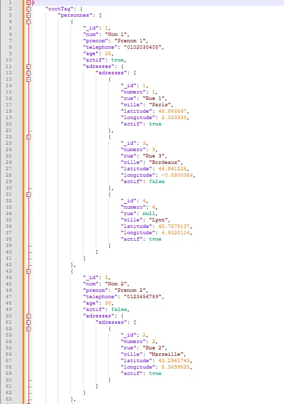 Écriture du JSON global dans un fichier